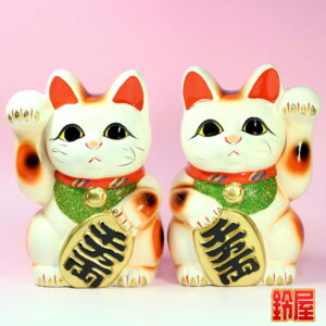 事業運の開運アイテムである開店祝い招き猫セット1