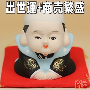 出世運の開運アイテムである福助人形の置物を販売
